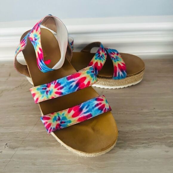 Steve Madden Kimmie, espadrille platform sandals. - Picture 5 of 8